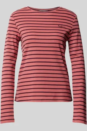 Pepe Jeans Longsleeve mit Label-Stitching Modell 