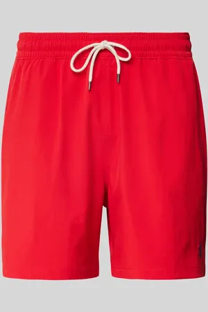 Ralph Lauren Regular Fit Badeshorts mit Logo-Stitching Modell 