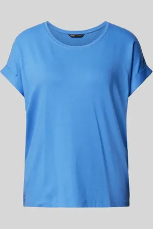 ONLY Regular Fit T-Shirt mit Viskose-Anteil Modell 