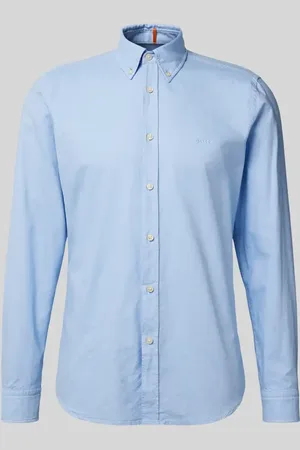 HUGO BOSS Regular Fit Business-Hemd mit Button-Down-Kragen Modell 