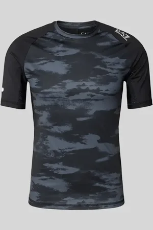 EA7 T-Shirt mit Label-Print Modell 