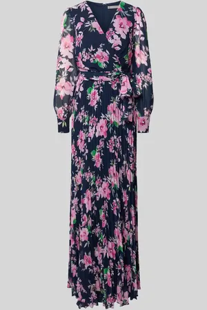 Christian Berg Abendkleid mit Plisseefalten in , Größe 32
