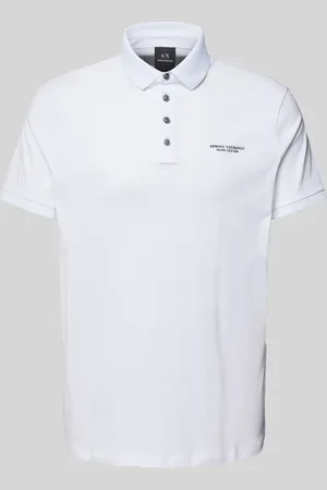 Armani Exchange Poloshirt mit Label-Print in , Größe L
