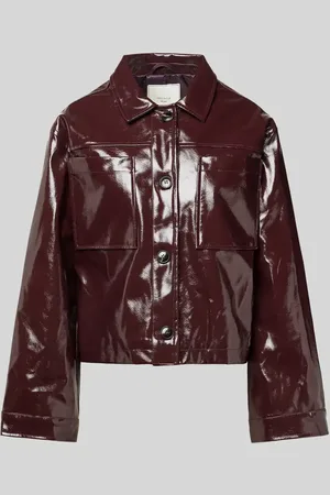 Neo Noir Jacke mit Hemdblusenkragen Modell 