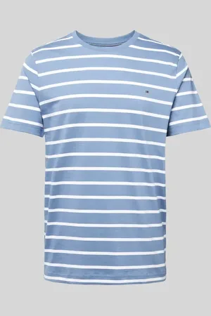 Christian Berg T-Shirt mit geripptem Rundhalsausschnitt in , Größe S
