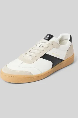 Marc O’ Polo Low Top Sneaker aus edlem Rindsleder mit Veloursleder kombiniert in , Größe 40