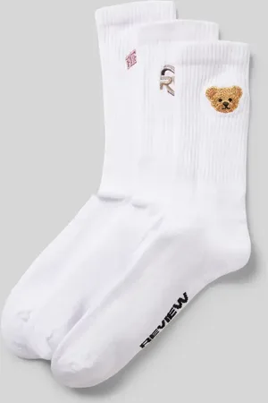 Review Socken mit Label-Stitching im 3er-Pack in , Größe 39/42
