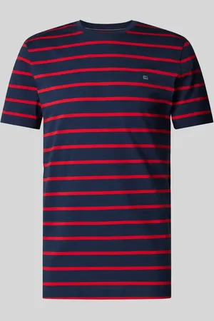 Christian Berg T-Shirt mit geripptem Rundhalsausschnitt in , Größe S