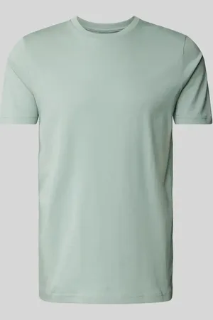 Christian Berg T-Shirt mit geripptem Rundhalsausschnitt in , Größe S