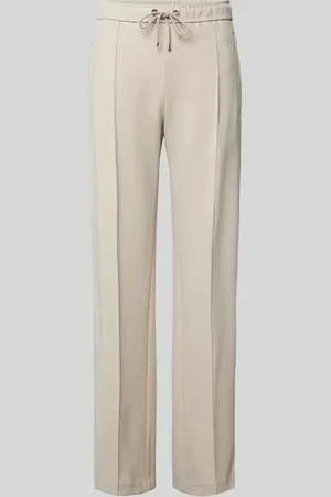 Mac Straight Leg Stoffhose mit fixierten Bügelfalten Modell 