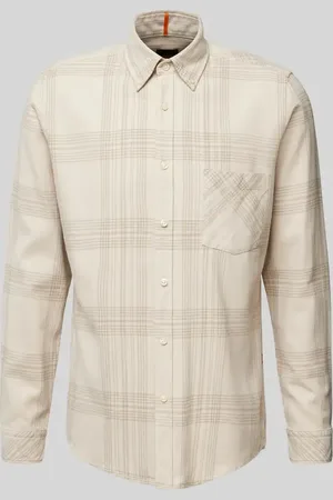 HUGO BOSS Regular Fit Freizeithemd mit Button-Down-Kragen Modell 
