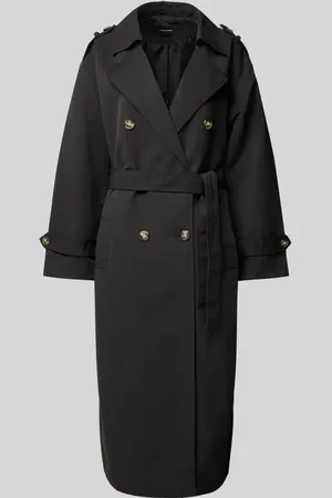 VERO MODA Taillierter Trenchcoat mit Riegeln Modell 