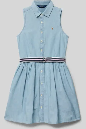 Ralph Lauren Kleid mit durchgehender Knopfleiste Modell 
