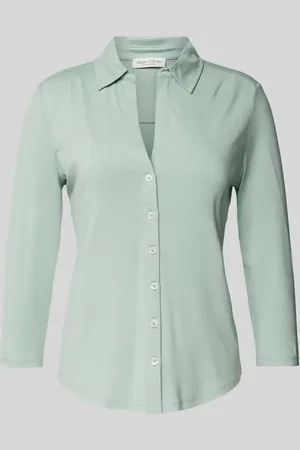 Marc O’ Polo Regular Fit 3/4-Shirt mit Kläppchenkragen in , Größe L
