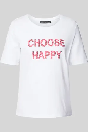 Betty Barclay T-Shirt mit Statement-Print in , Größe 48