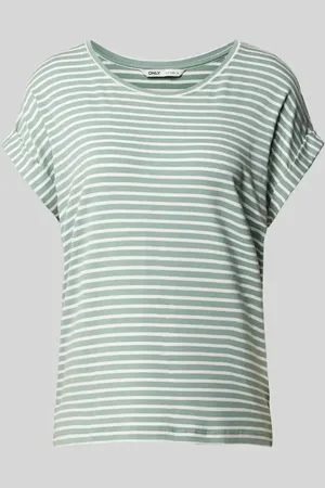 ONLY Comfort Fit T-Shirt mit umgeschlagenen Ärmeln Modell 