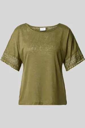 VILA T-Shirt mit Häkelspitze Modell 