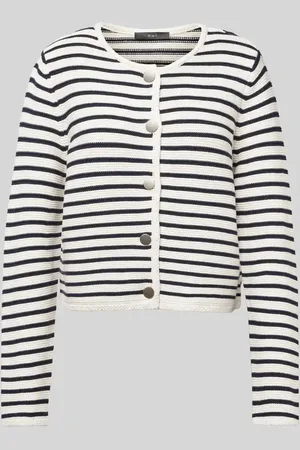 Oui Strickjacke mit Druckknopfleiste in , Größe 38