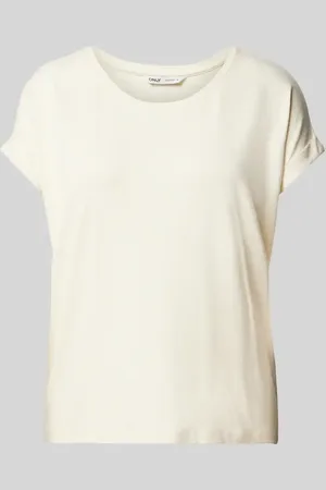 ONLY Regular Fit T-Shirt mit Viskose-Anteil Modell 