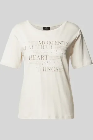 monari T-Shirt mit Statement-Print in , Größe 38