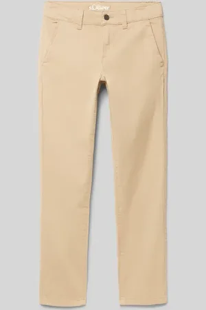 QS by s.Oliver Regular Fit Chino mit Weitenregulierung innen in , Größe 152