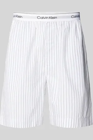 Calvin Klein Regular Fit Shorts mit elastischem Label-Bund in , Größe S