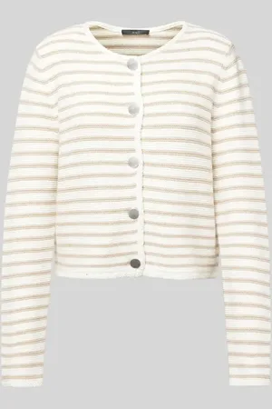 Oui Strickjacke mit Druckknopfleiste in , Größe 36