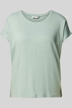 ONLY Regular Fit T-Shirt mit Viskose-Anteil Modell 