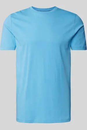 Christian Berg T-Shirt mit geripptem Rundhalsausschnitt in , Größe S