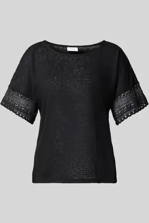 VILA T-Shirt mit Häkelspitze Modell 