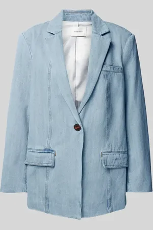 Gestuz Jeansblazer mit Brustleistentasche Modell 
