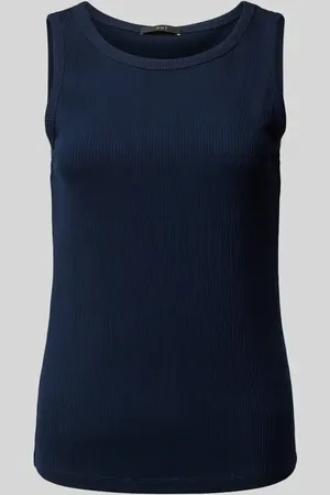 Oui Tanktop in Ripp-Optik in , Größe 38