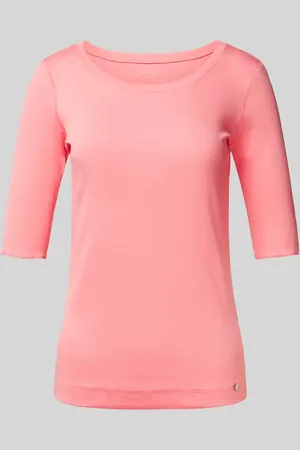 Marc Cain T-Shirt mit Label-Applikation in , Größe 34