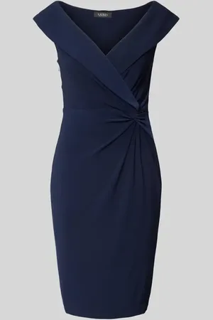 Ralph Lauren Cocktailkleid mit Knotendetail Modell 