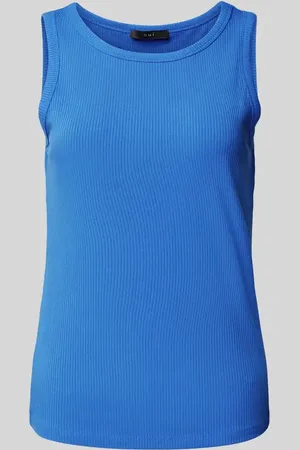 Oui Tanktop in Ripp-Optik in , Größe 38