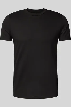 Emporio Armani T-Shirt mit geripptem Rundhalsausschnitt in , Größe L