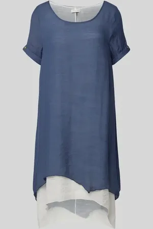 Apricot Knielanges Kleid aus Viskose-Mix in , Größe XS