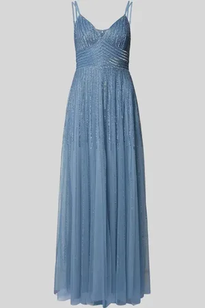 Lace & Beads Abendkleid mit Strasssteinbesatz in , Größe XXS