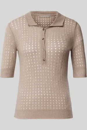 The Mercer Kaschmirstrickshirt mit Lochmuster in , Größe 34