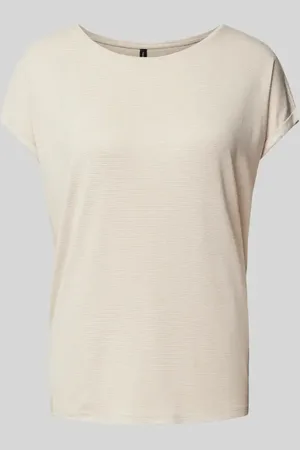 VERO MODA Comfort Fit T-Shirt mit Effekt Garn Modell 