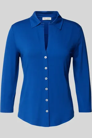 Marc O’ Polo Regular Fit 3/4-Shirt mit Kläppchenkragen in , Größe L