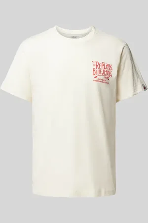 Replay T-Shirt mit Label-Print in , Größe L