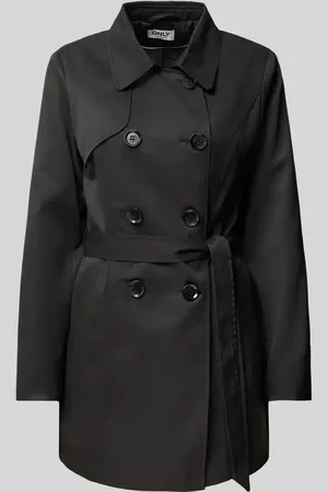 ONLY Regular Fit Trenchcoat mit Kentkragen Modell 