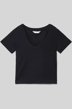 MANGO T-Shirt aus reiner Baumwolle in , Größe L