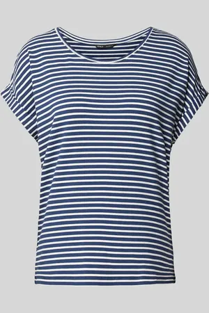 ONLY Comfort Fit T-Shirt mit umgeschlagenen Ärmeln Modell 