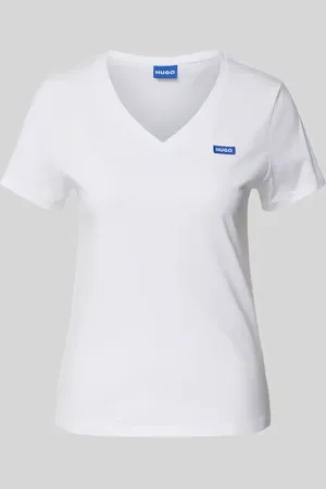 Hugo Blue T-Shirt mit Label-Stitching in , Größe XS