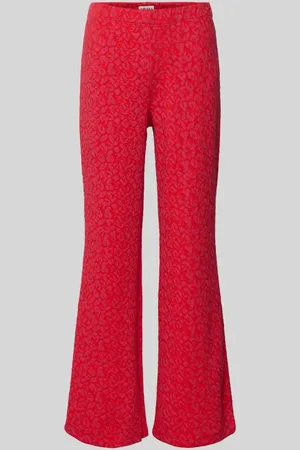 Ichi Flared Stoffhose mit elastischem Bund Modell 