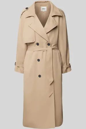 ONLY Regular Fit Trenchcoat mit Reverskragen Modell 