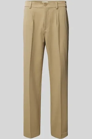 Casual Friday Regular Fit Bundfaltenhose mit elastischem Bund Modell 