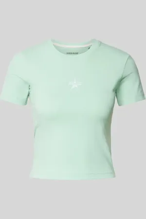 Guess T-Shirt mit Label-Stitching in , Größe XS